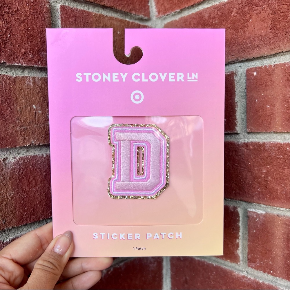 STONEY CLOVER LANE LETTER D PATCH